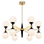 Elegant Ball Valley Chandelier 3D model small image 1