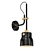 Adjustable Industrial Style Wall Lamp 3D model small image 1