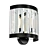 RH Odeon Clear Glass Wall Sconce 3D model small image 1