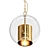 Vintage Brass Pendant Light 3D model small image 1