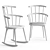 Windsor Revival Chair: Classic meets Contemporary 3D model small image 4