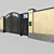 Versatile Gate and Fence Set 3D model small image 2