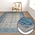 Luxury Set of 3 High-Quality Carpets 3D model small image 5