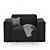 Stylish Comfort: 3D-Designed Armchair 3D model small image 2