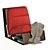 Cozy Bookworm Armchair 3D model small image 1