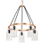 Rustic Bronze Chandelier: Carbon Loft Visage 3D model small image 1