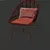 Mayorka Wicker Chair: Elegant and Comfortable 3D model small image 3