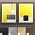 Modern Art Frame 584: 2 Frames, 4 Textures 3D model small image 1