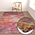 Luxury Rug Set: High-Quality Textures 3D model small image 5