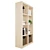 Modern Oak Bookshelf - 77 x 147 cm 3D model small image 6