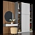 Elegant Hall Console with Ample Storage 3D model small image 2