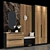 Modern Hall Furniture Set 3D model small image 2