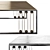 Sleek Pendule Coffee Table - Humbert & Poyet 3D model small image 2