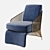 Lifestyle Unico HAPPY Armchair 3D model small image 1