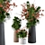Festive Pine & Berry Bouquet 3D model small image 1