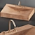 Salvatori Onda Stone Sink 3D model small image 1