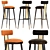 Contemporary Bar Chair: Blakey 3D model small image 1