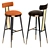 Contemporary Bar Chair: Blakey 3D model small image 3