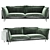 Versatile Auto-Reverse Sofa 3D model small image 2