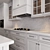 Modern Kitchen Set: 3Dmax Modeling 3D model small image 2
