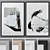 Modern Abstract Photo Frame Set 3D model small image 1