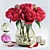 4-Piece Flower Set: Versatile 3D Models 3D model small image 5