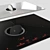 Elica NikolaTesla Switch: Induction Cooktop with Built-in Hood 3D model small image 2