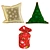 Cozy Christmas Fur Pillows 3D model small image 2