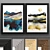 Elegant Art Frames: 2 Textured Frames 3D model small image 1