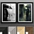 Modern Art Frame Set 3D model small image 1