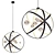 Elegant Orb Pendant Light 3D model small image 1
