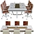 Sleek Modern Conference Table 3D model small image 2
