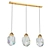 Elegant Crystal Pendant Light 3D model small image 1