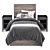 Weller Storage Bed: Versatile Elegance 3D model small image 3