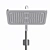 Luxury Shower System: Hansgrohe Croma E Showerpipe 280 3D model small image 5