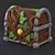 Enchanted Wooden Chest 3D model small image 2