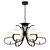 Elegant Fiacolla Pendant Light 3D model small image 1