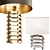 Elegant Baxter Table Lamp: Choose Gold or Nickel Finish 3D model small image 2