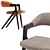 Elegant Paolo Dining Chair: Coco Republic 3D model small image 4