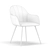 Luxurious Amsterdam Velvet Dining Chair 3D model small image 5