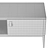 Sleek Levanzo Low Sideboard 3D model small image 5