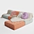 Urban Reema Sofa 3D model small image 3