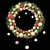 Festive Holiday Wreath 3D Model 3D model small image 1