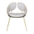 Hyoku Velvet Dining Chair 3D model small image 2