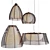 Filo Collection: Sleek and Stylish Pendant Lights 3D model small image 1