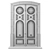 Classic Door 1600mm x 3000mm 3D model small image 4