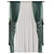 Revamped Curtain with Enhanced Design 3D model small image 1