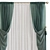 Revamped Curtain with Enhanced Design 3D model small image 2
