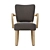 Elegant Irvington Carver Chair 3D model small image 3