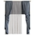 Revamp Your Space with Curtain 749 3D model small image 1